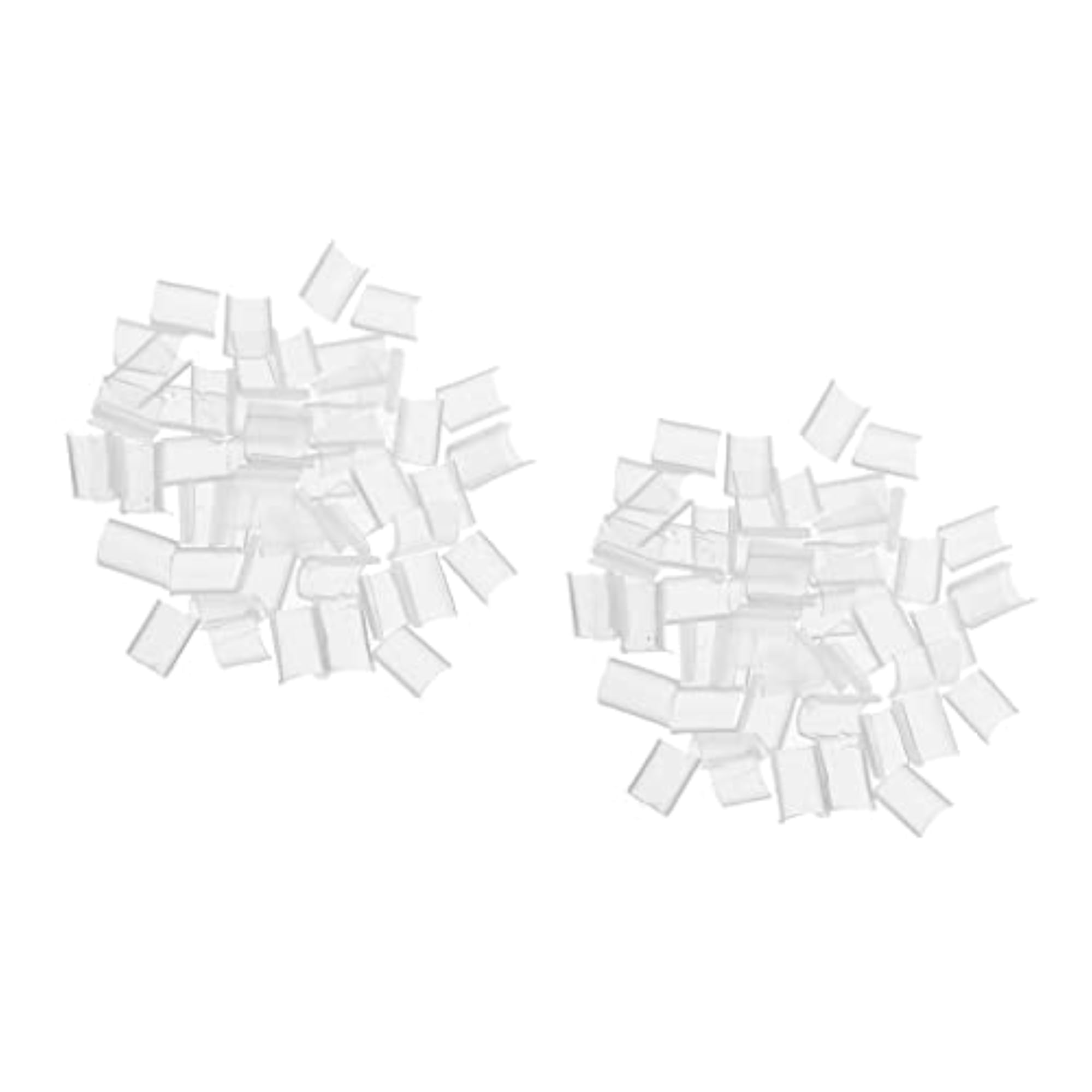 100Pcs Keratin Nail Glue for U Tip Hair Extensions, White